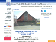Tablet Screenshot of burnsdsm.org